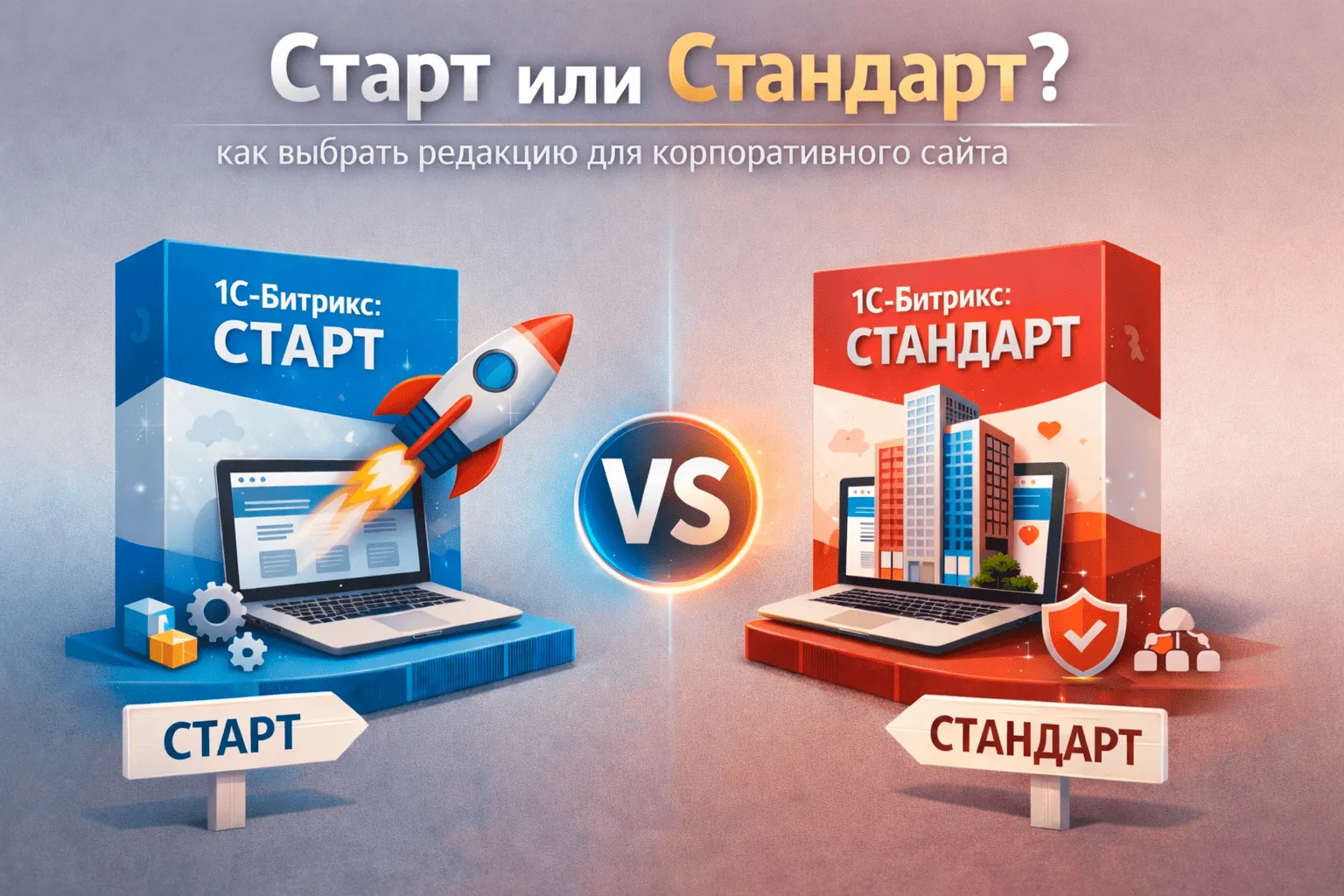 Старт или Стандарт: как выбрать редакцию для корпоративного сайта в Нарьян-Маре